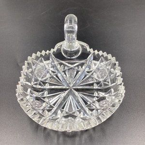 Vintage Hawkes Canton 1950’s Deep “American Brilliant” Cut Nappy Dish